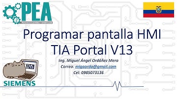 WinCC 1: Programar pantalla HMI con TIA Portal V13