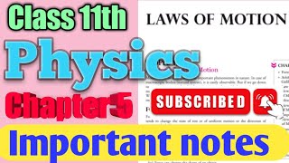 Ncert std 11th physics chapter 5 important notes | physics laws of motion | 11th physics#11th screenshot 4