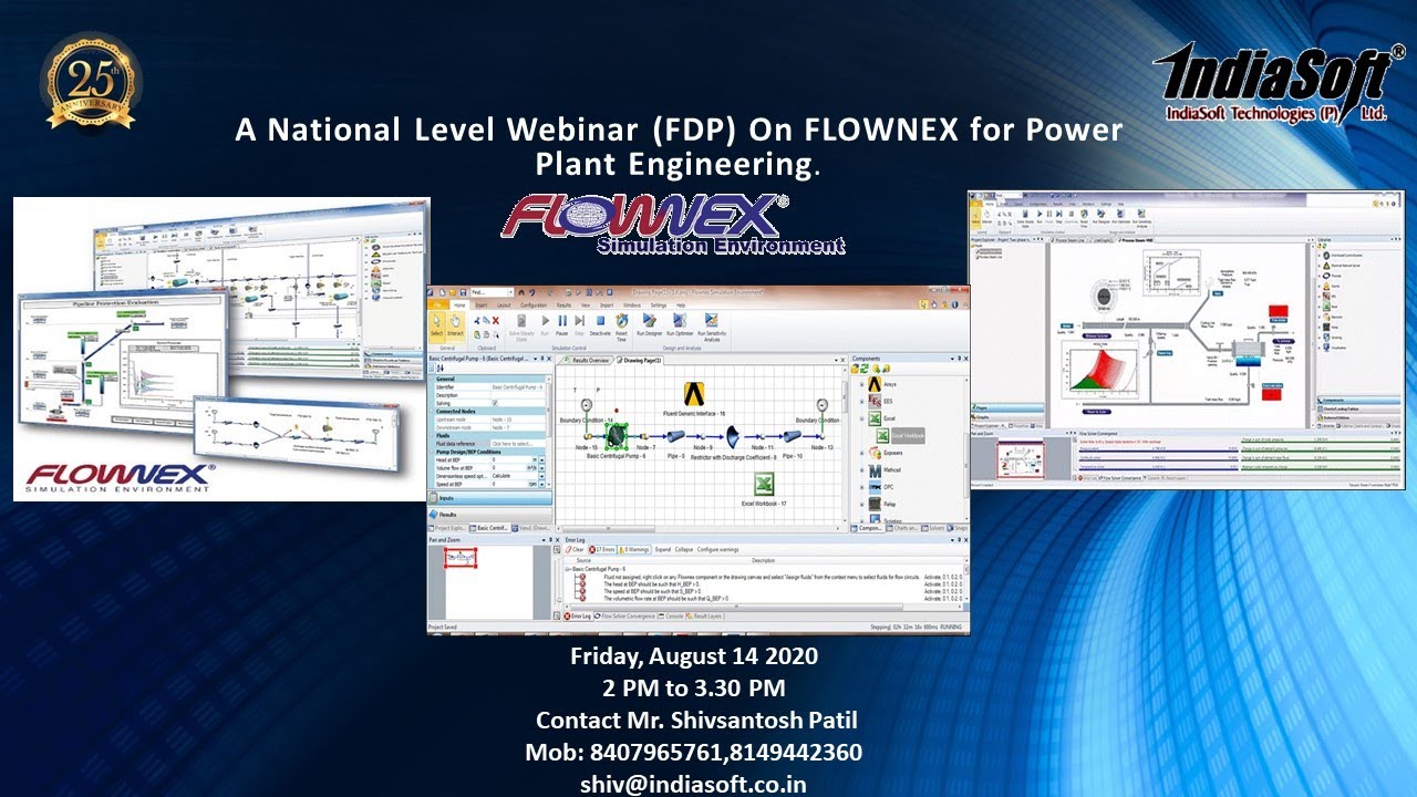A National Level Webinar On Flownex Power Plant Engineering Using Flownex August 14 Youtube