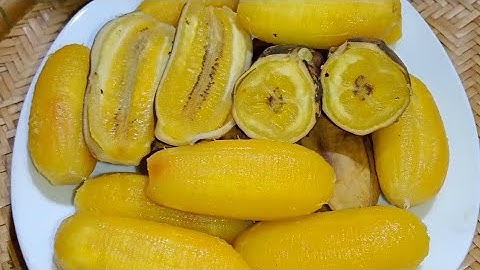 Cách nấu chuối sáp dẻo ngọt không nấu trực tiếp với nước 