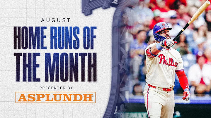 ALL 44 Phillies HOME RUNS from August, presented by Asplundh!