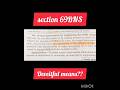 Sec.69 BNS(sexual intercourse by Deciteful means)#law #legal #judiciary #aibe