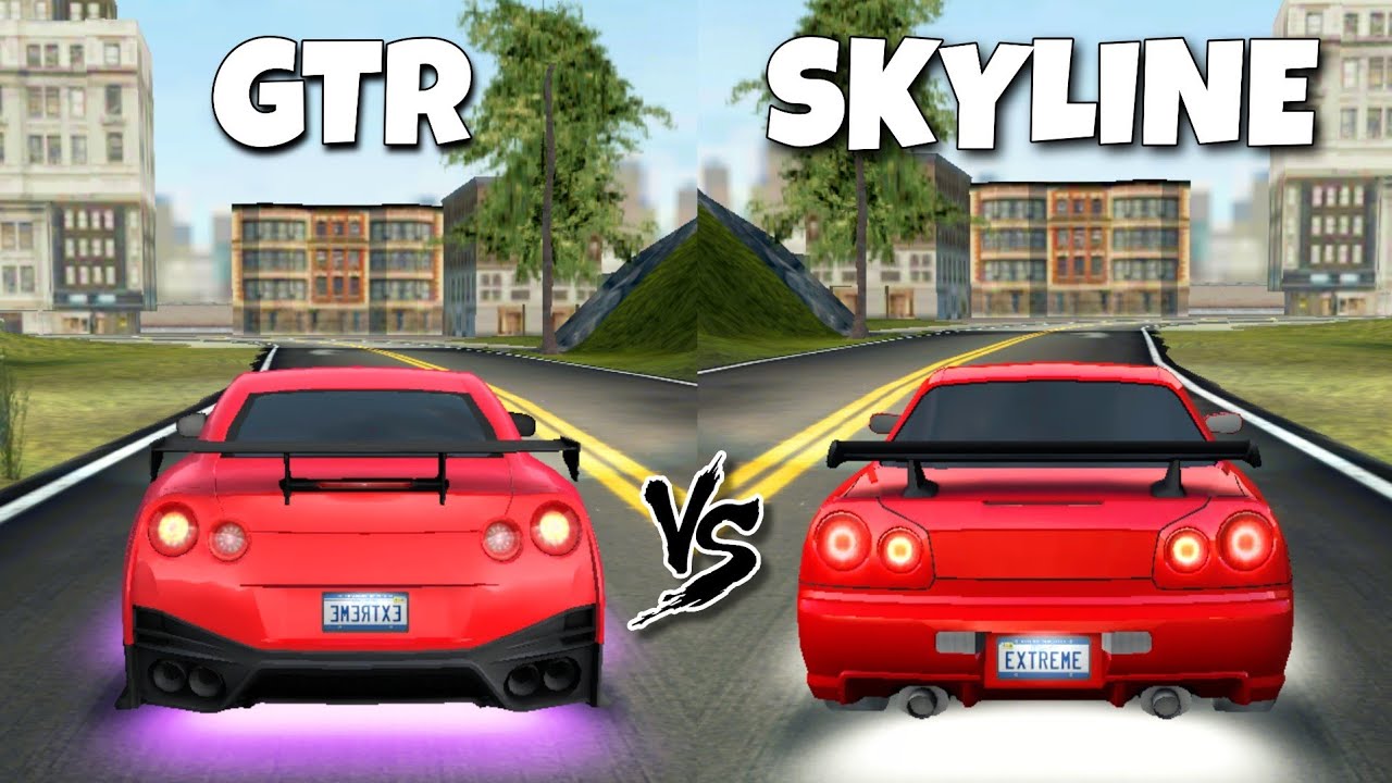 Nissan GTR vs Nissan Skyline - Extreme Car Driving Simulator - android gameplay