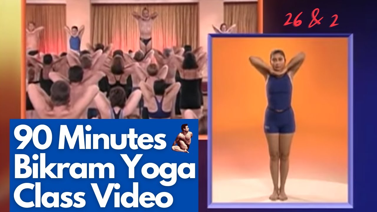 BEST Bikram Vinyasa Fusion 1 hour Yoga Class - YouTube