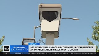 Red light camera program continues in Citrus Heights after Sacramento County cancellation