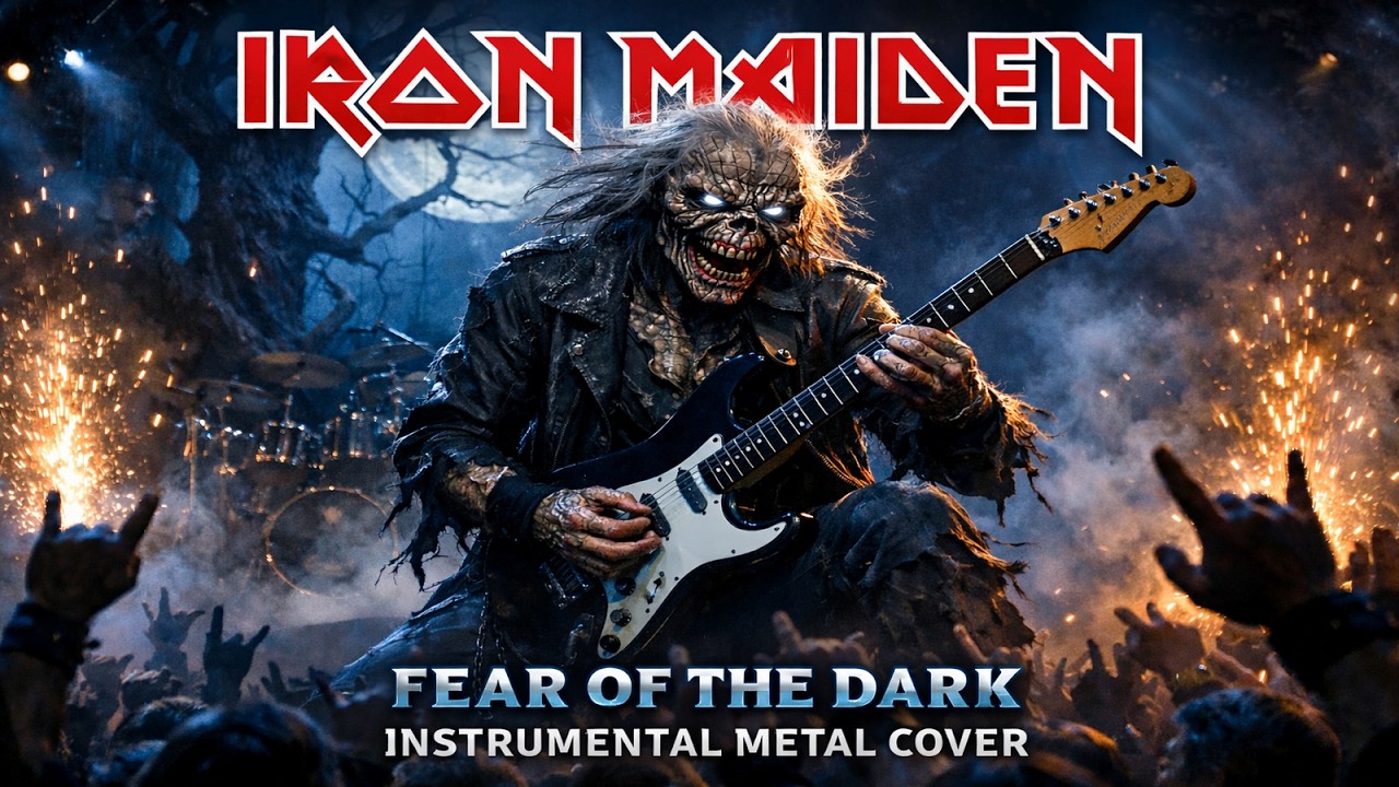 IRON MAIDEN - FEAR OF THE DARK [AI INSTRUMENTAL METAL COVER]