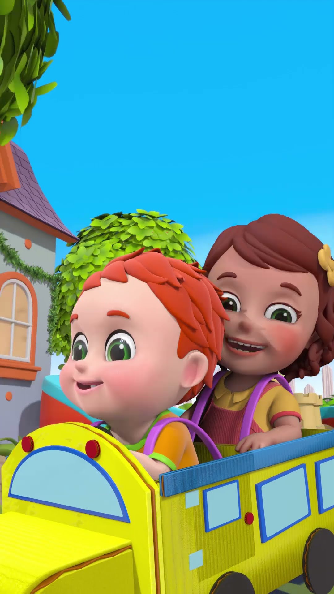 The Wheels On the Train, Taxi \u0026 More Vehicle Songs \u0026 Rhymes for Kids #shorts #trending #viral