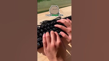 Clicky switch🤨 #soundtest #mechanicalkeyboard #asmr #shorts