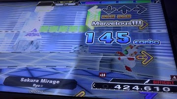 [DDR A] Sakura Mirage(SP-DIFFICULT) FC AA+