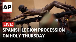 Holy Week LIVE: Spanish Foreign Legion procession in Malaga