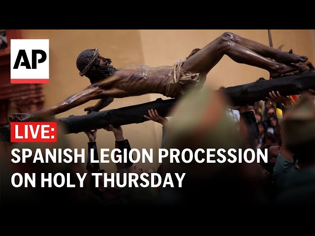 Holy Week LIVE: Spanish Foreign Legion procession in Malaga