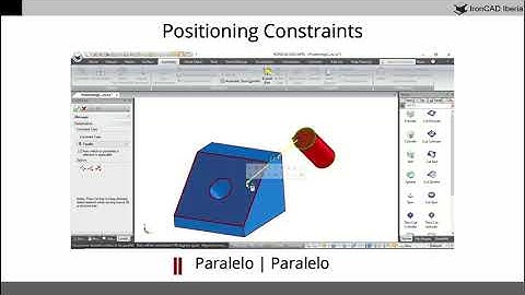 IronCAD - Positioning Constraints