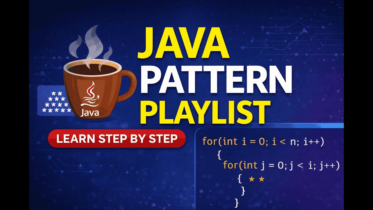 Java Programming Session 18 Pattern 31 – Alphabet Increment Matrix Pattern
