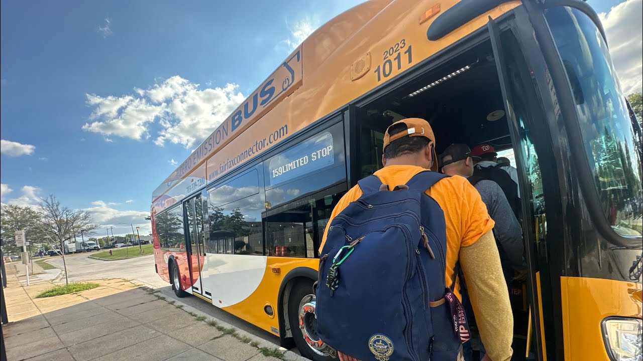 A ride on a Fairfax Connector 2023 New Flyer Xcelsior Battery Electric XE35 