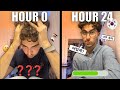Learning Korean for 24 Hours & Surprising Natives on OmeTV!