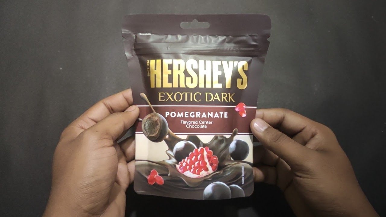 Hershey's Exotic Dark Chocolate Pomegranate || Valentin day