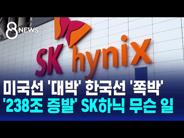 ADR 올라 기대했는데..코스피 하닉 15% 급락, 왜 / SBS 8뉴스