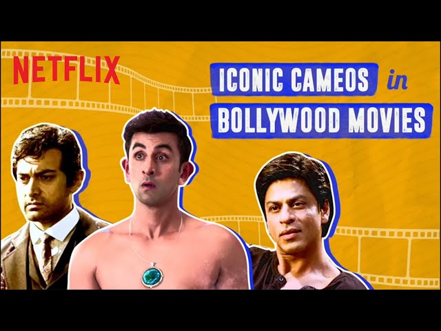 Iconic Cameos in Bollywood | Shahrukh Khan, Tabu, Ranbir Kapoor, Aamir Khan & more | Netflix India class=