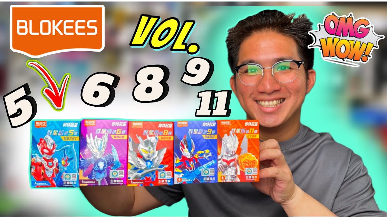AKHIRNYA DAPET SECRET !! Unboxing Blindbox Blokees Ultraman Vol. 5, 6, 8, 9, dan 11