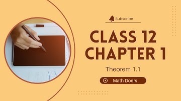 Theorem 1.1 | Chapter 1 | Class 12 | TN State Board | Math Doers