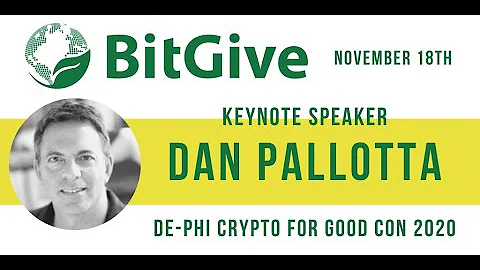 Fireside Chat: Author & Humanitarian Dan Pallotta Discusses Nonprofits Using Blockchain Technology
