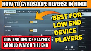 HOW TO USE GYROSCOPE REVERSE IN PUBG MOBILE/BGMI | GYROSCOPE REVERSE FEATURE | GYROSCOPE REVERSE