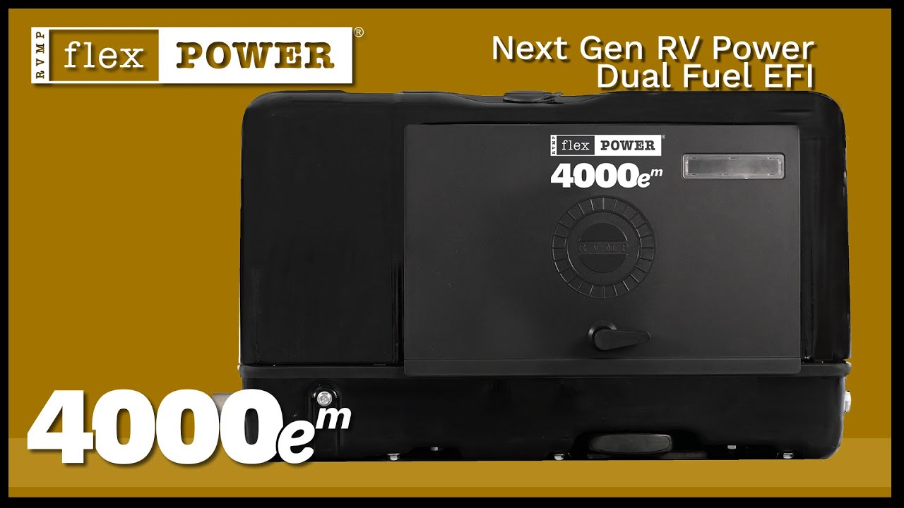Flex Power 4000em Generator Overview and Full Walkthrough - YouTube