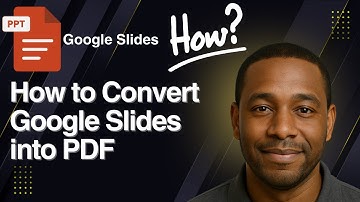 How to Convert Google Slides to PDF – Export Your Presentation Fast