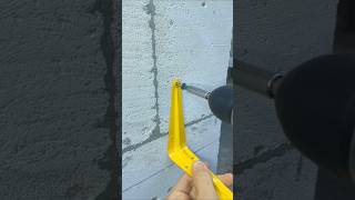 Great Construction Trick to Securely Fasten a Screw in Aerated Concrete #diy #tips #tricks