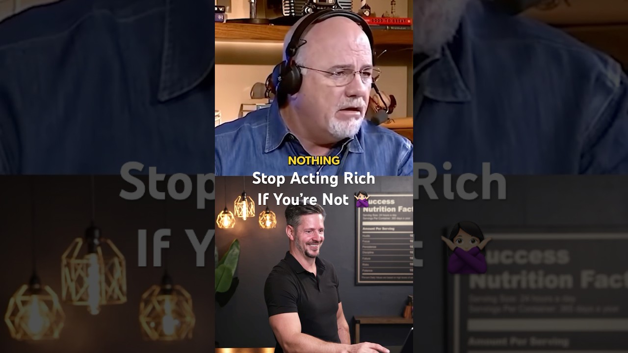 Stop acting rich - start acting smart 💡 