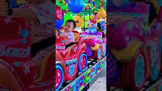 🚙☃️aku naik odong odong mobil mixue🧁 keren seru seru!!!