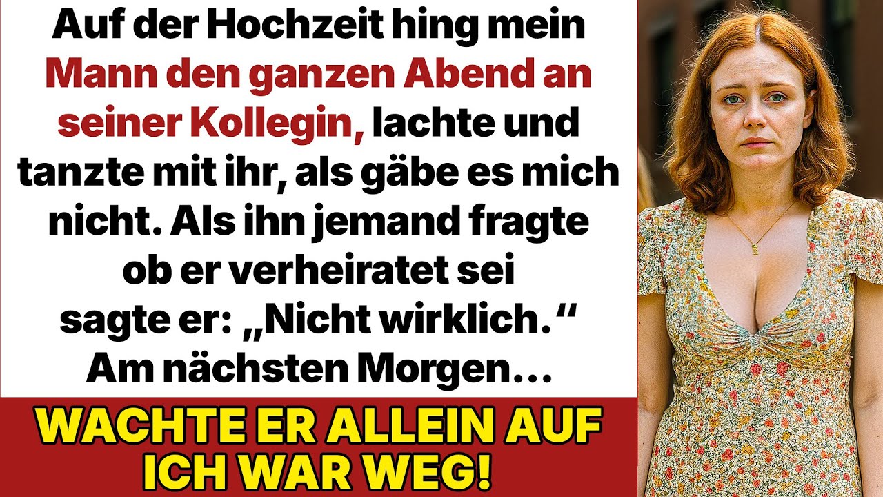 Auf der Luxushochzeit nannte er mich langweilig – also verließ ich ihn und München!