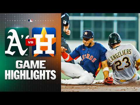 Athletics vs. Astros Game Highlights (6/7/26) | MLB Highlights