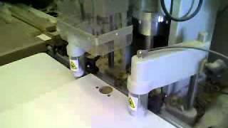 salice hinge borring and insertion machine