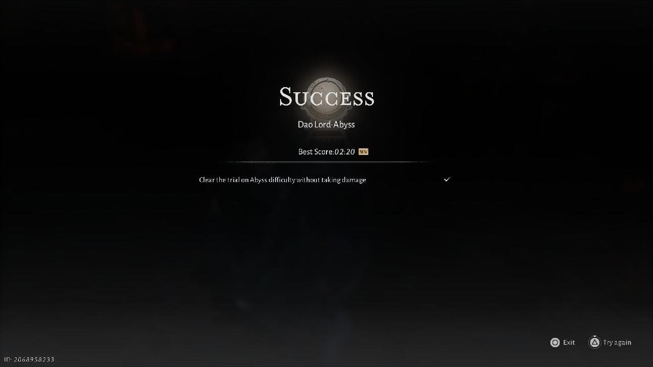 Where Winds Meet Abyss trial Dao Lord