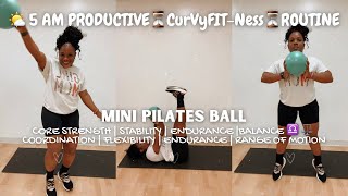Mini Pilates Ball exercises that will Transform your Workout & dynamic Stretching Routine🤸🏽‍♀️🏋🏾‍♀️