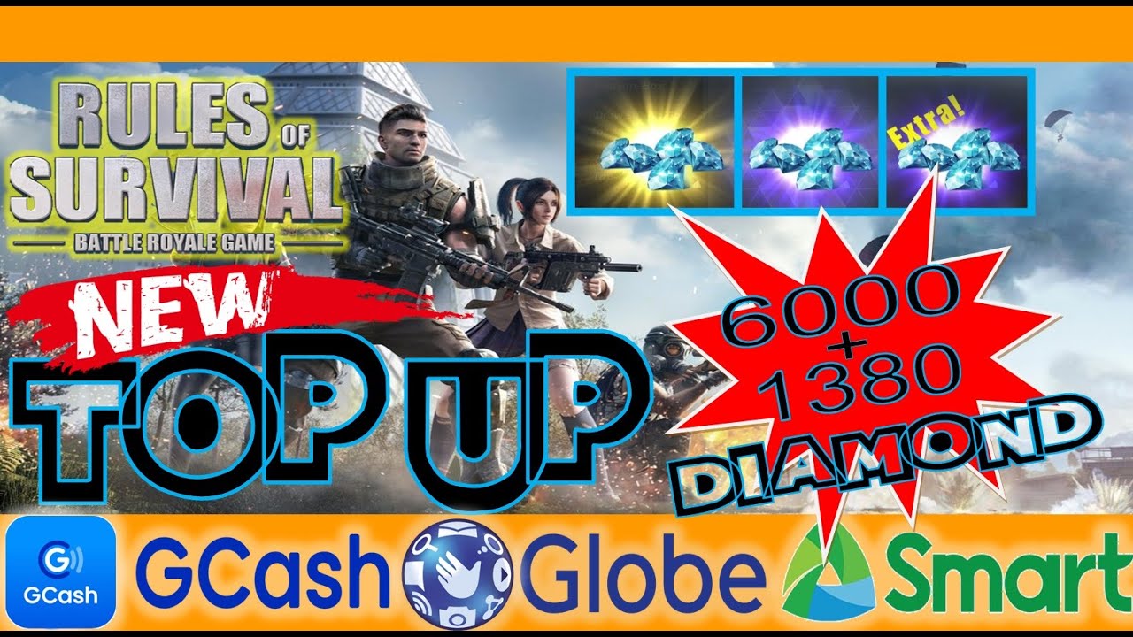 Rules Of Survival top up diamond in ros using smart globe ...