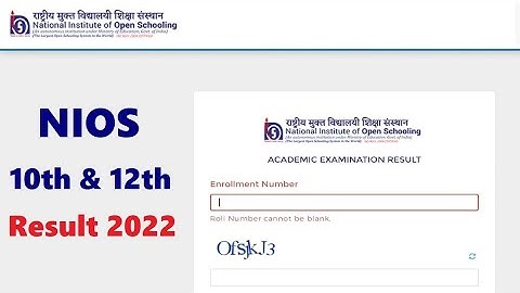 NIOS RESULT 2022|nios april result 2022|nios results|nios 12th result|nios result 2022|nios10 result