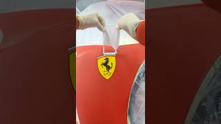 Pov Step Inside The Process Of Creating The Iconic Airbrushed Scuderia Ferrari Shield.