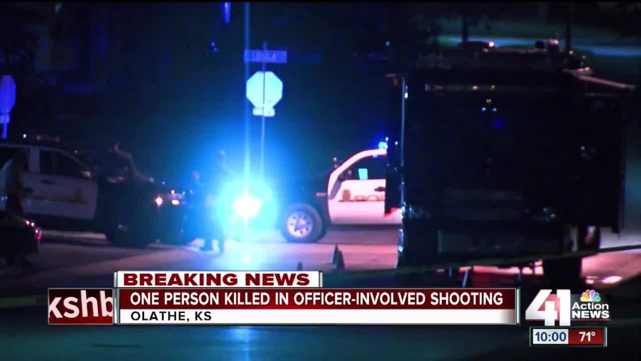 One person shot, killed by officer in Olathe - YouTube