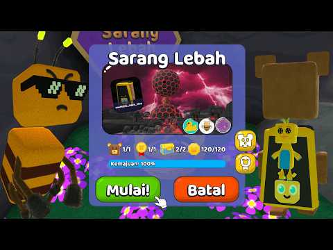 ADA JUBAH LEBAH‼️ DI MODE HARDCORE SARANG LEBAH😱 SUPER BEAR ADVENTURE