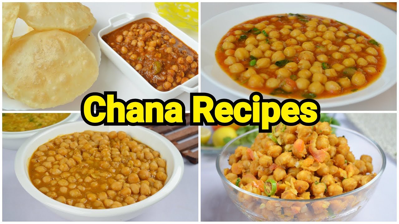 Winter Special 4 Best Chana Choley / Chickpeas Recipes by (YES I CAN COOK)