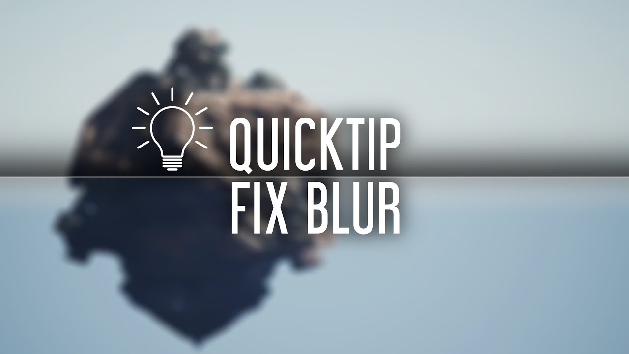 UNREAL FRACTALS - MECHA QUICKTIP - FIX BLUR - YouTube