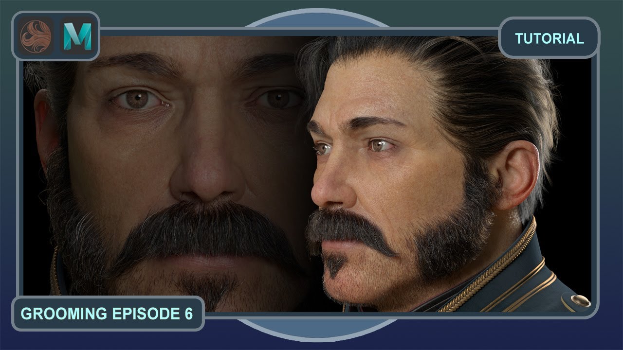 Ornatrix/Maya груминг для персонажа "Командир" от Samir Mir. Эпизод 6