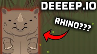 WHAT IS THIS?!? | Deeeep.io RHINO gameplay screenshot 1