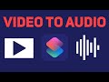 Convert Videos To Audio On iOS // Shortcuts