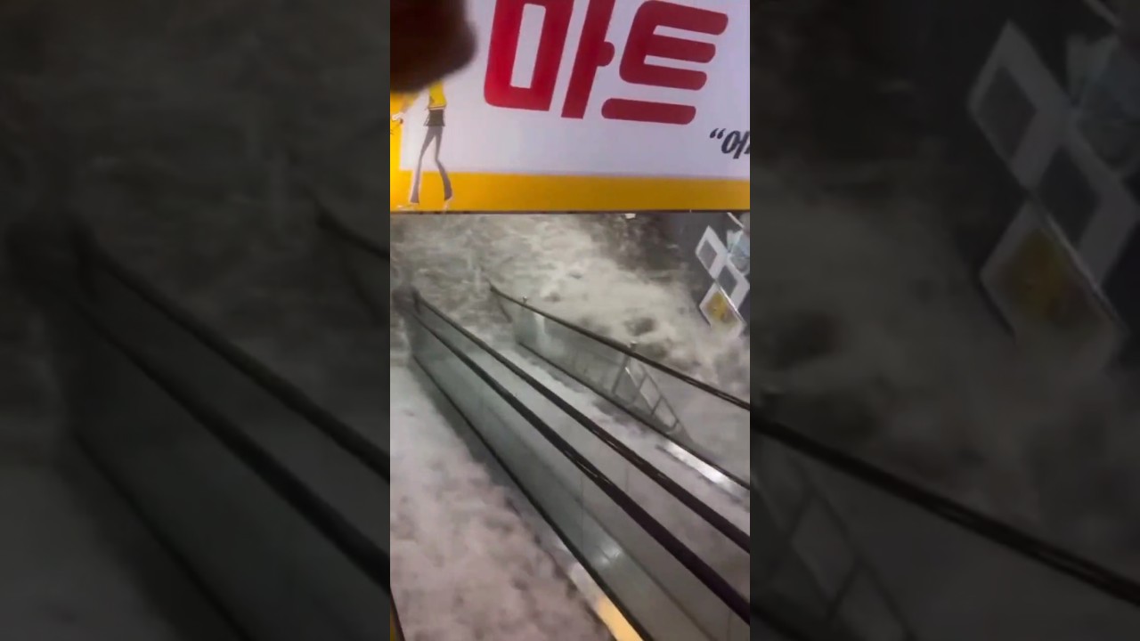 Severe flooding caused by torrential rainfall in Gyeyang-gu, Incheon, South Korea 🇰🇷 (13.08.2025)