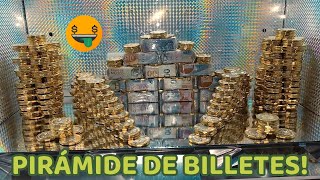 PYRAMID OF PURE MONEY!! SLOT MACHINE $20 #money #foryou #slotmachine #money screenshot 4