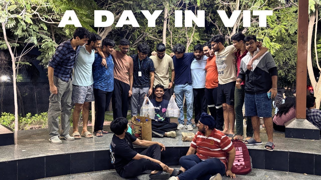 A Day in My Life as a VIT’C Student (Birthday Special) - YouTube