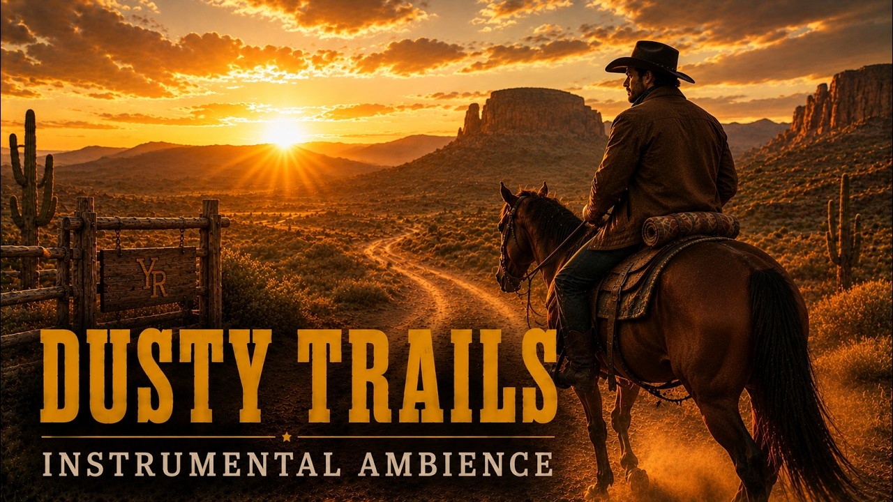 Emotional Cowboy Music | The Lonesome Trail for Relaxing & Reflection (1 Hour)